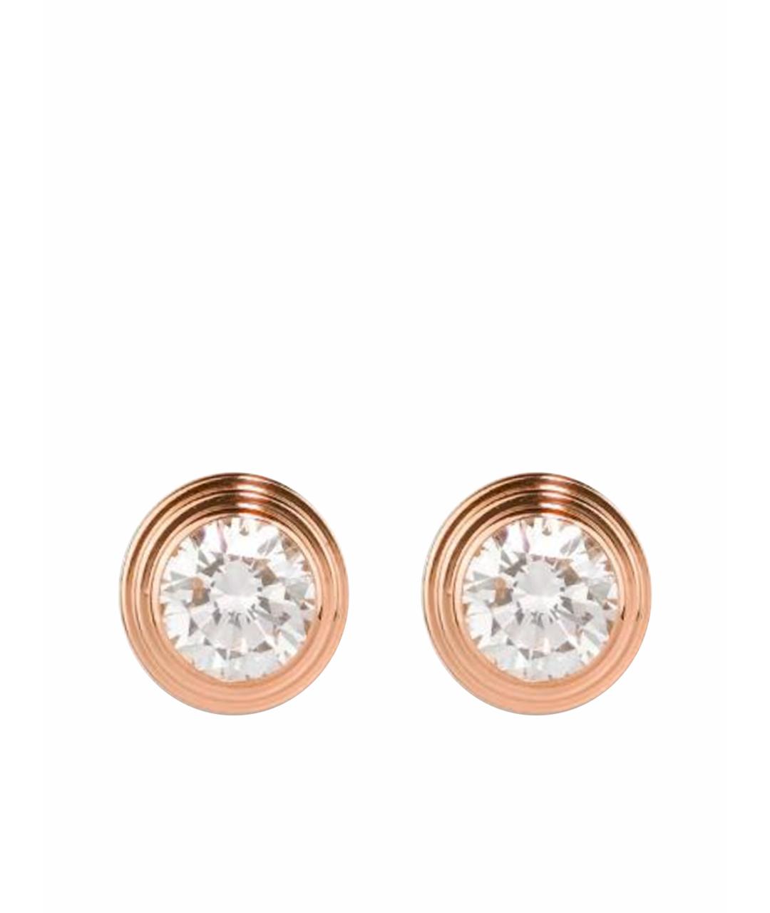 CARTIER Золотые серьги из розового золота, фото 1