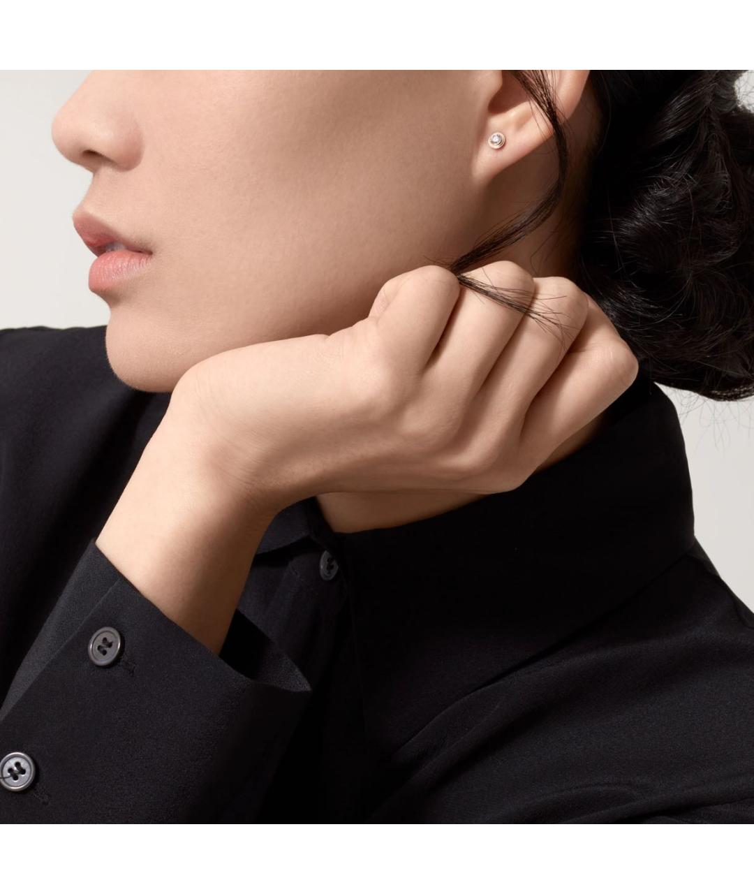 CARTIER Золотые серьги из розового золота, фото 2