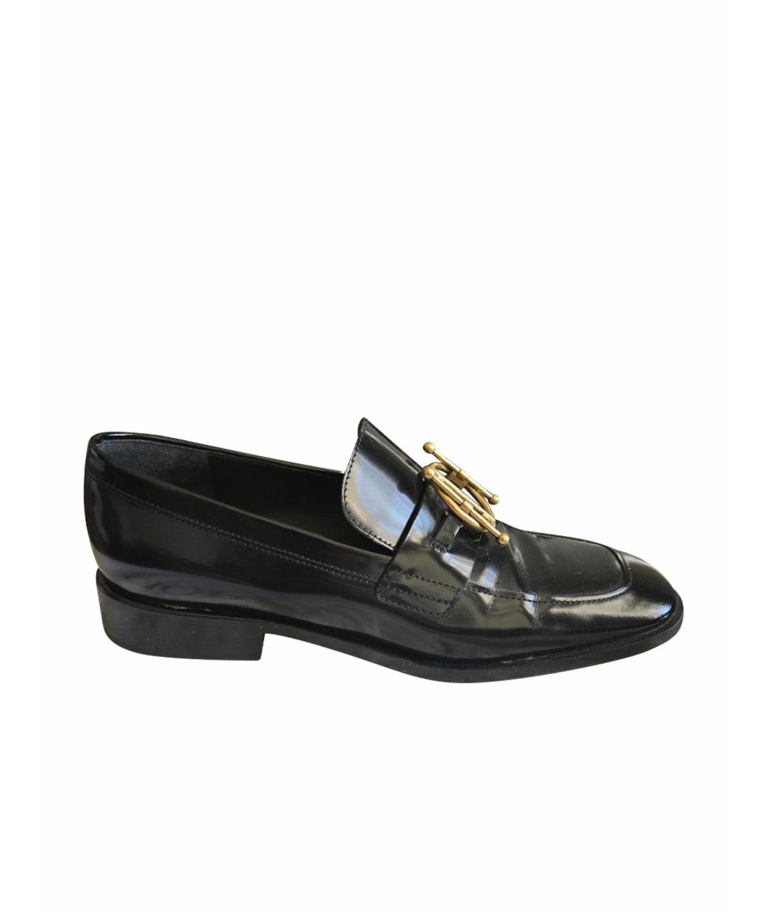 CHRISTIAN DIOR Черные кожаные туфли, фото 1