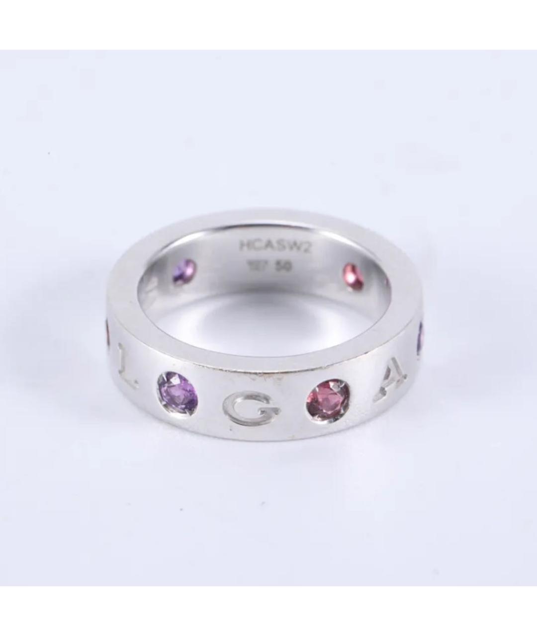 BVLGARI Серебряное кольцо из белого золота, фото 6