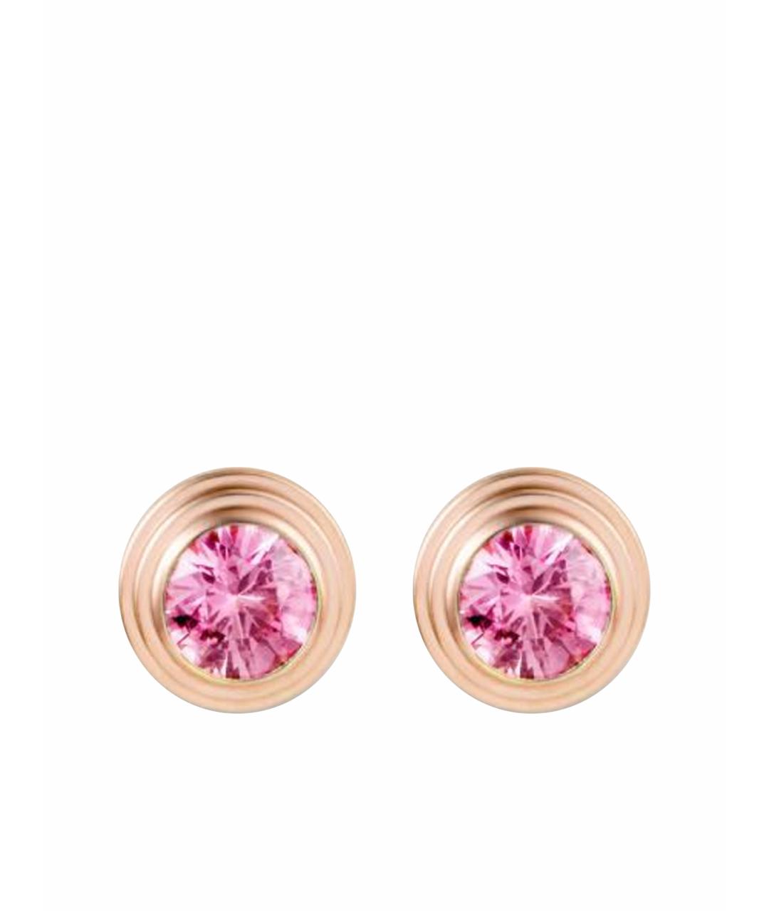 CARTIER Розовые серьги из розового золота, фото 1