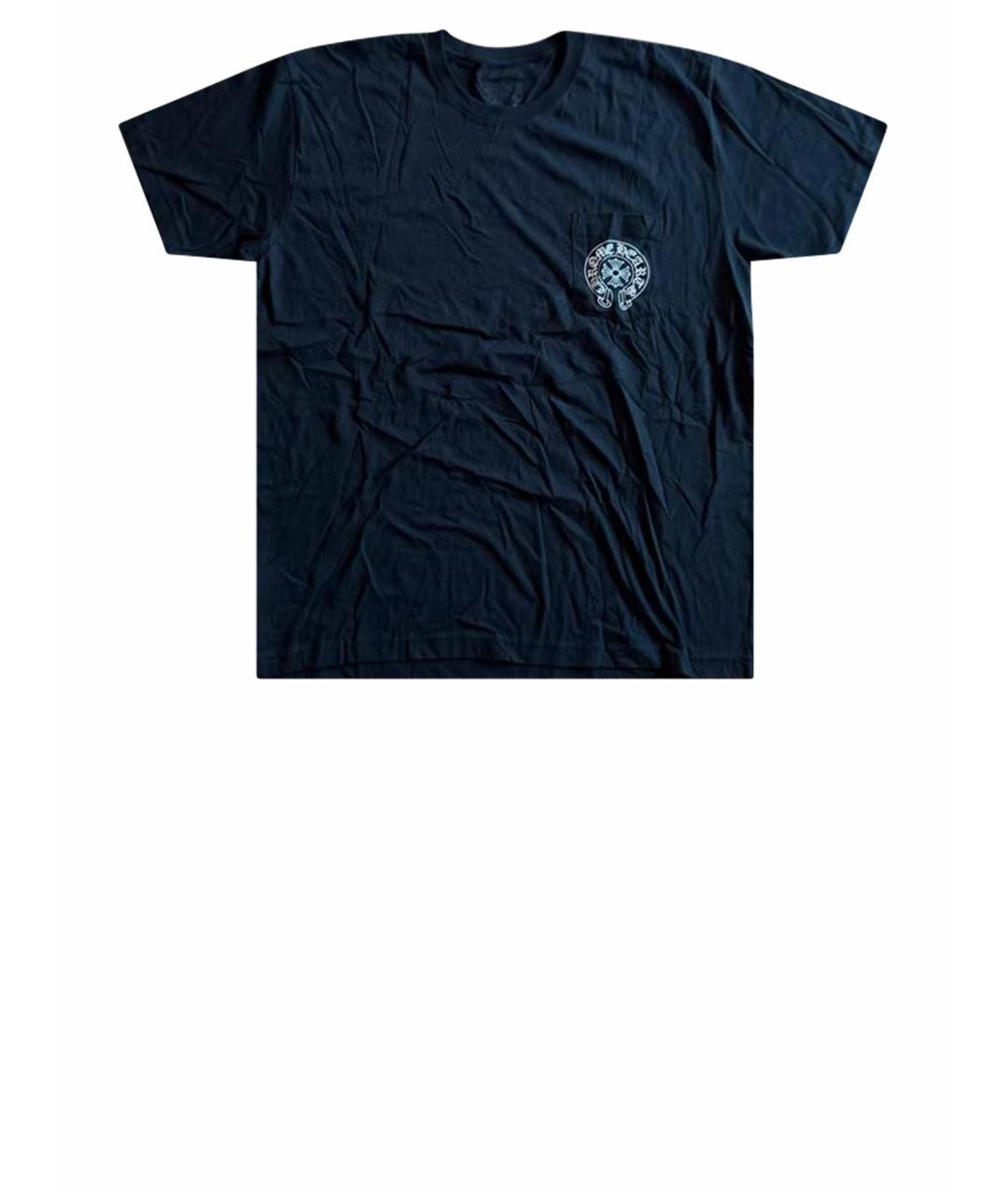 CHROME HEARTS Черная хлопковая футболка, фото 1
