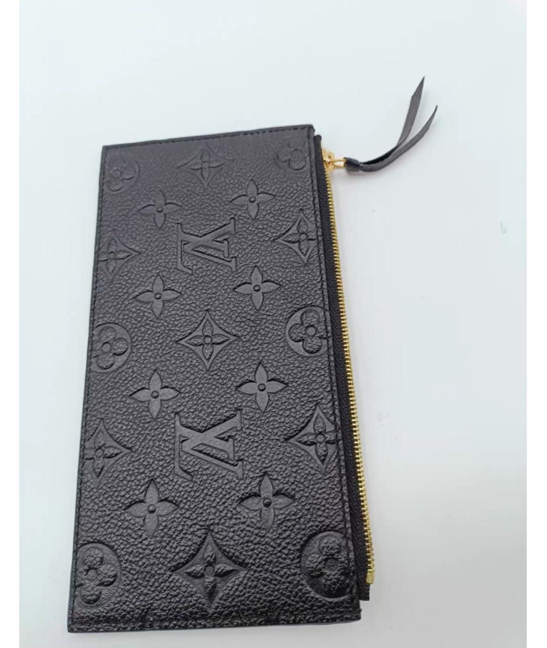 LOUIS VUITTON Черная кожаная сумка через плечо, фото 7