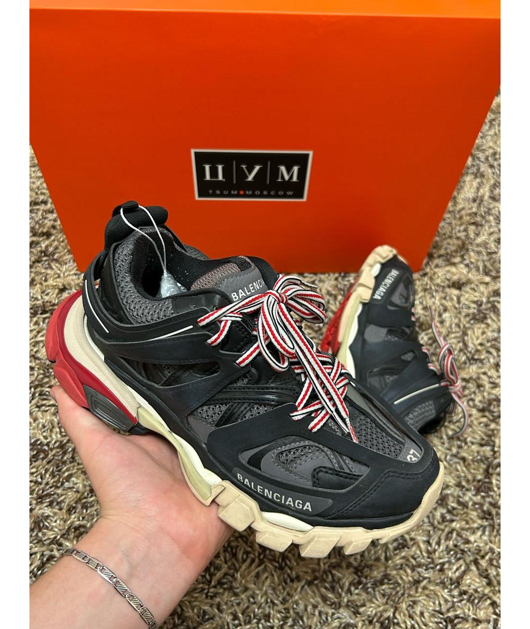 BALENCIAGA Черные кроссовки, фото 6