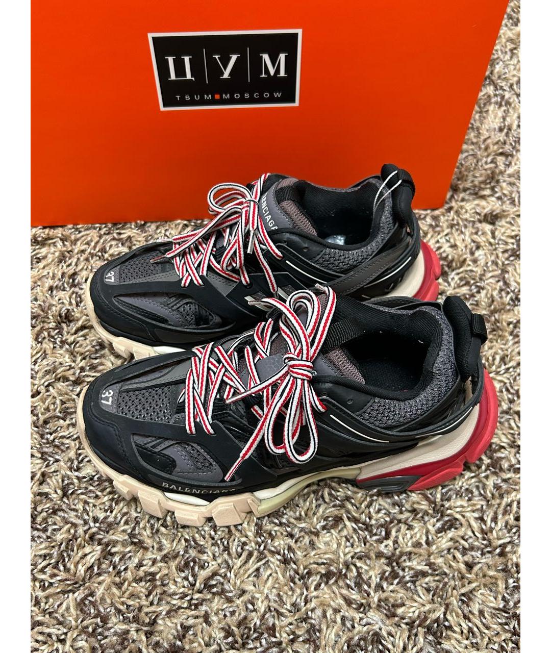 BALENCIAGA Черные кроссовки, фото 3