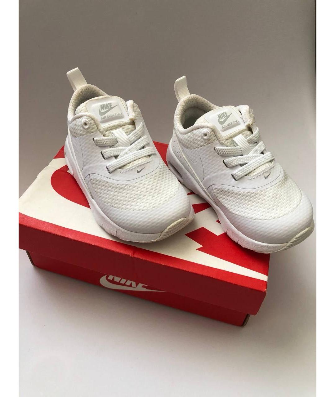 NIKE Белые текстильные ботинки, фото 2