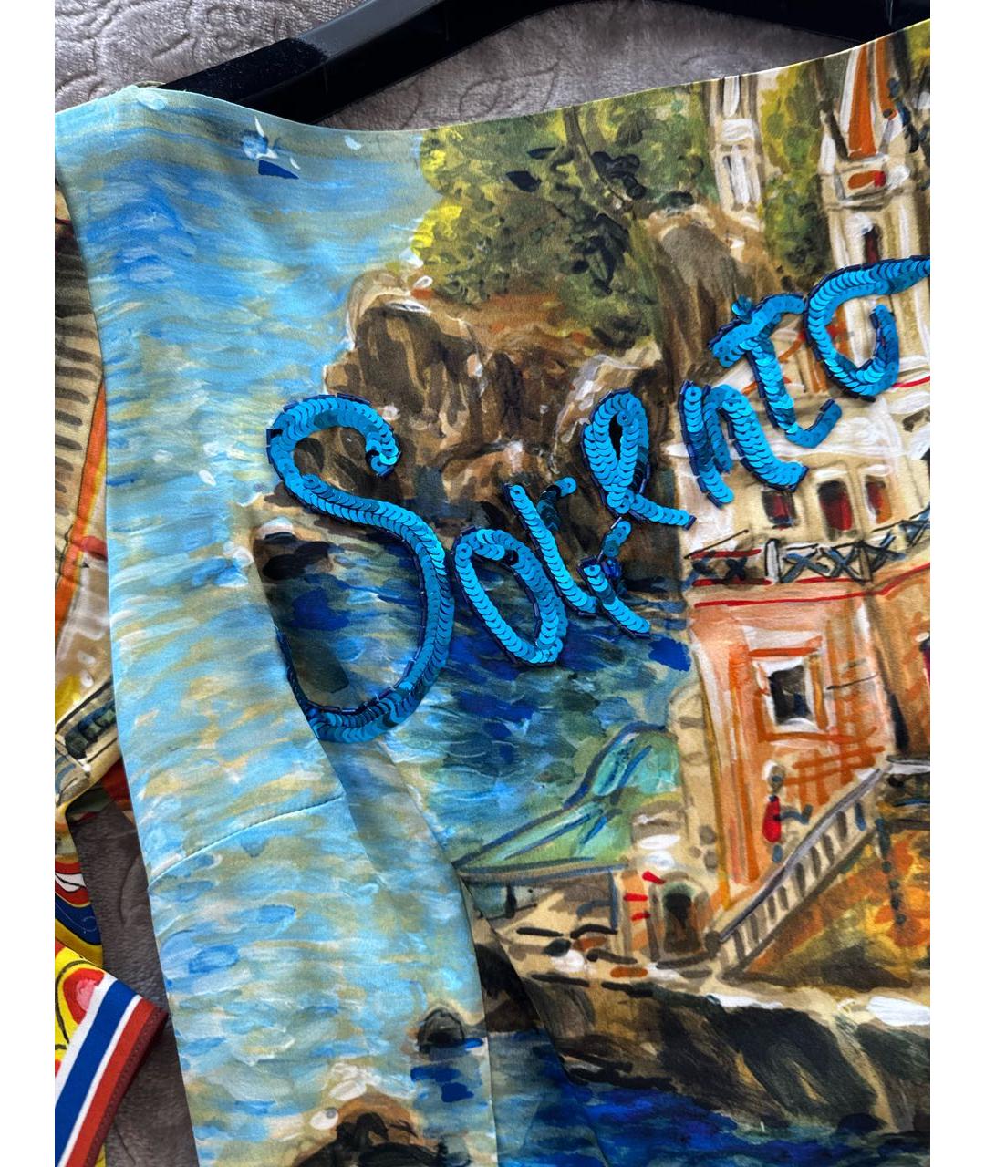 DOLCE&GABBANA Мульти вечернее платье, фото 5