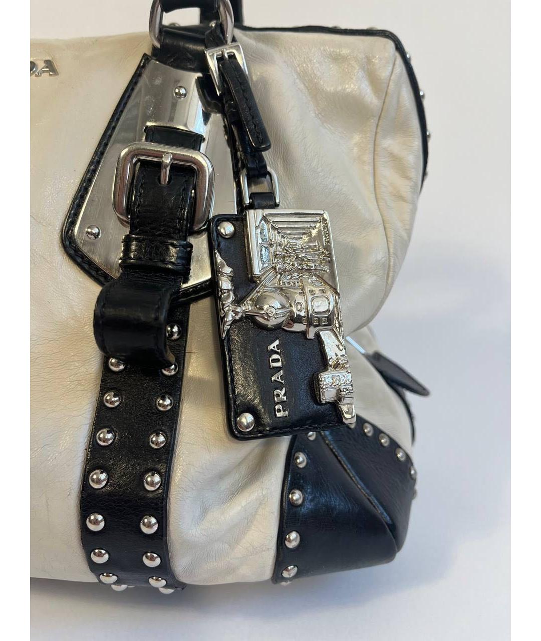 PRADA Мульти кожаная сумка с короткими ручками, фото 7
