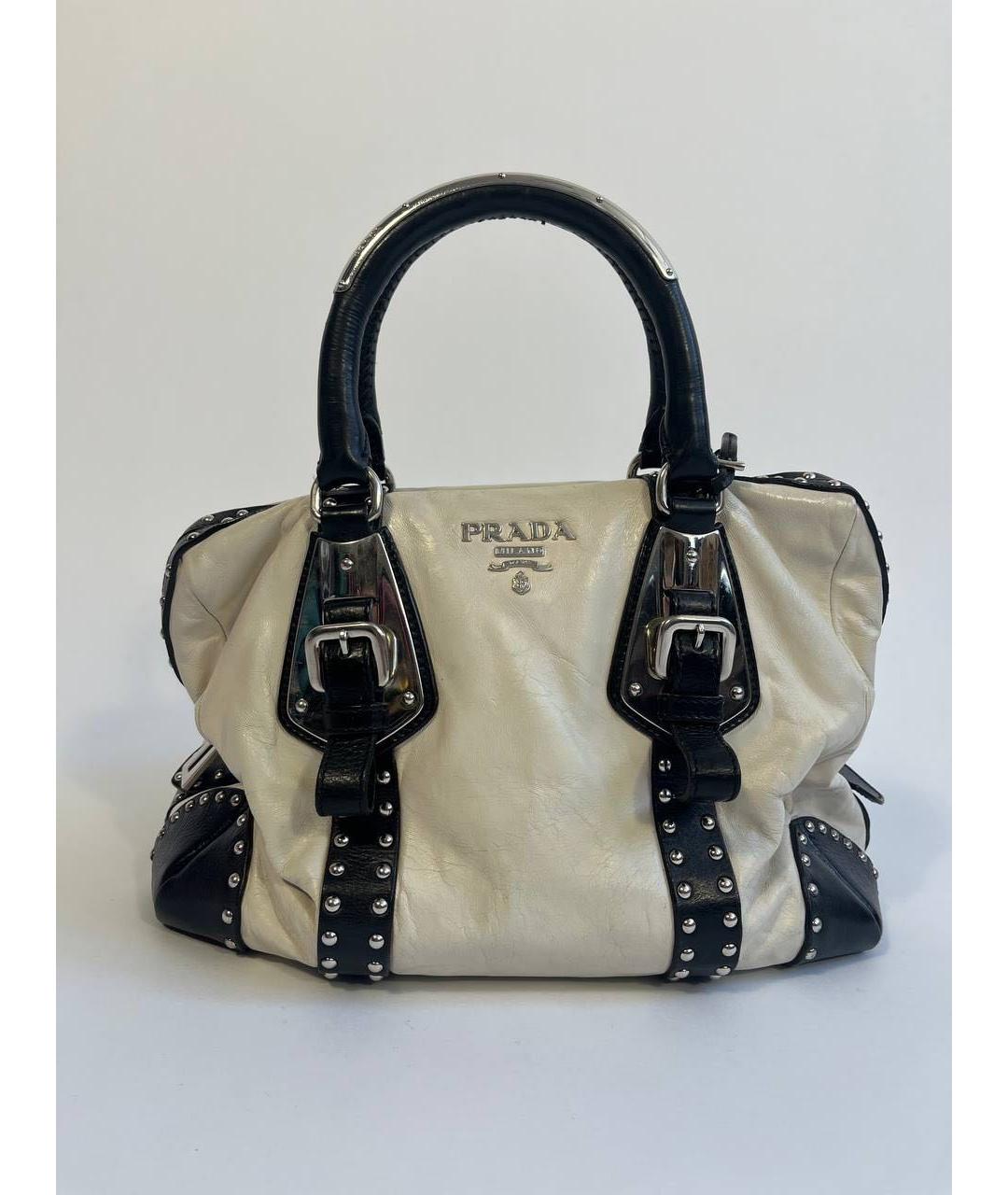 PRADA Мульти кожаная сумка с короткими ручками, фото 6