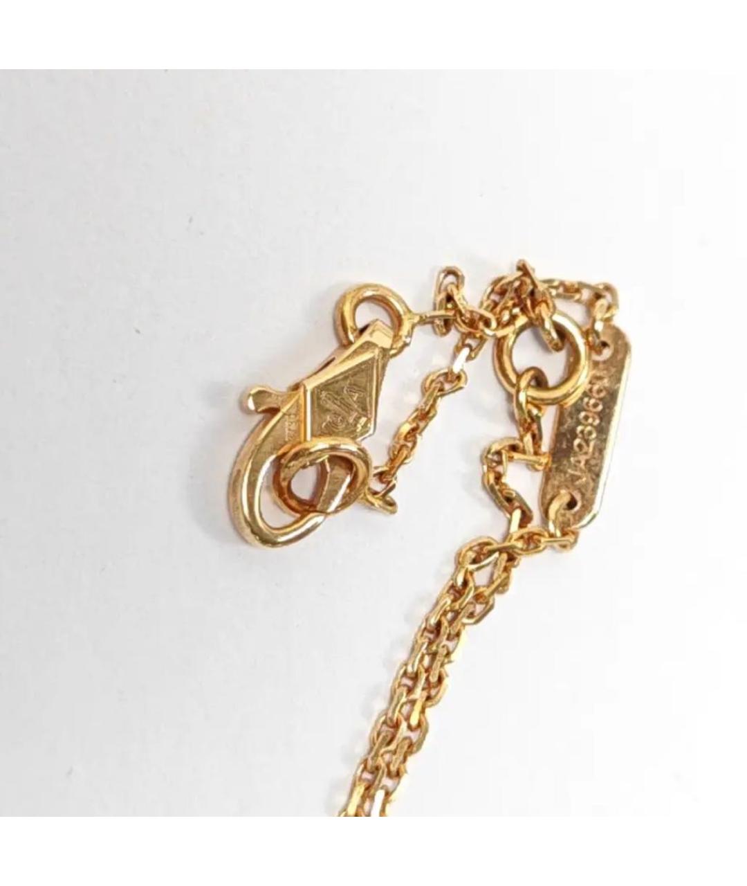 VAN CLEEF & ARPELS Бордовое колье из желтого золота, фото 6