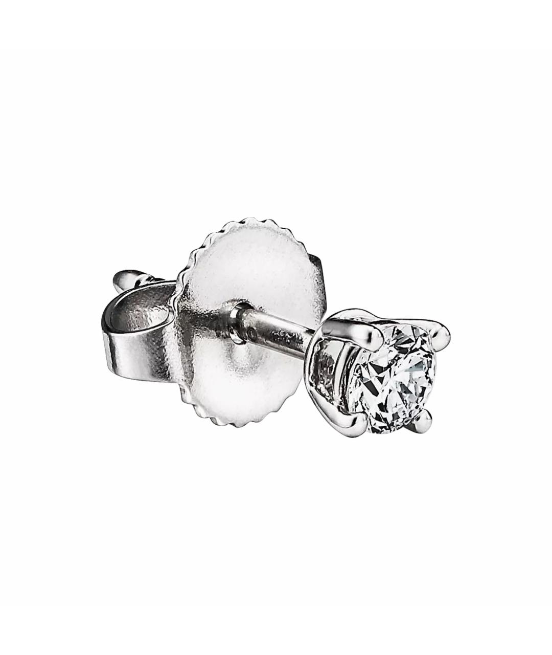 TIFFANY&CO Белые платиновые серьги, фото 1