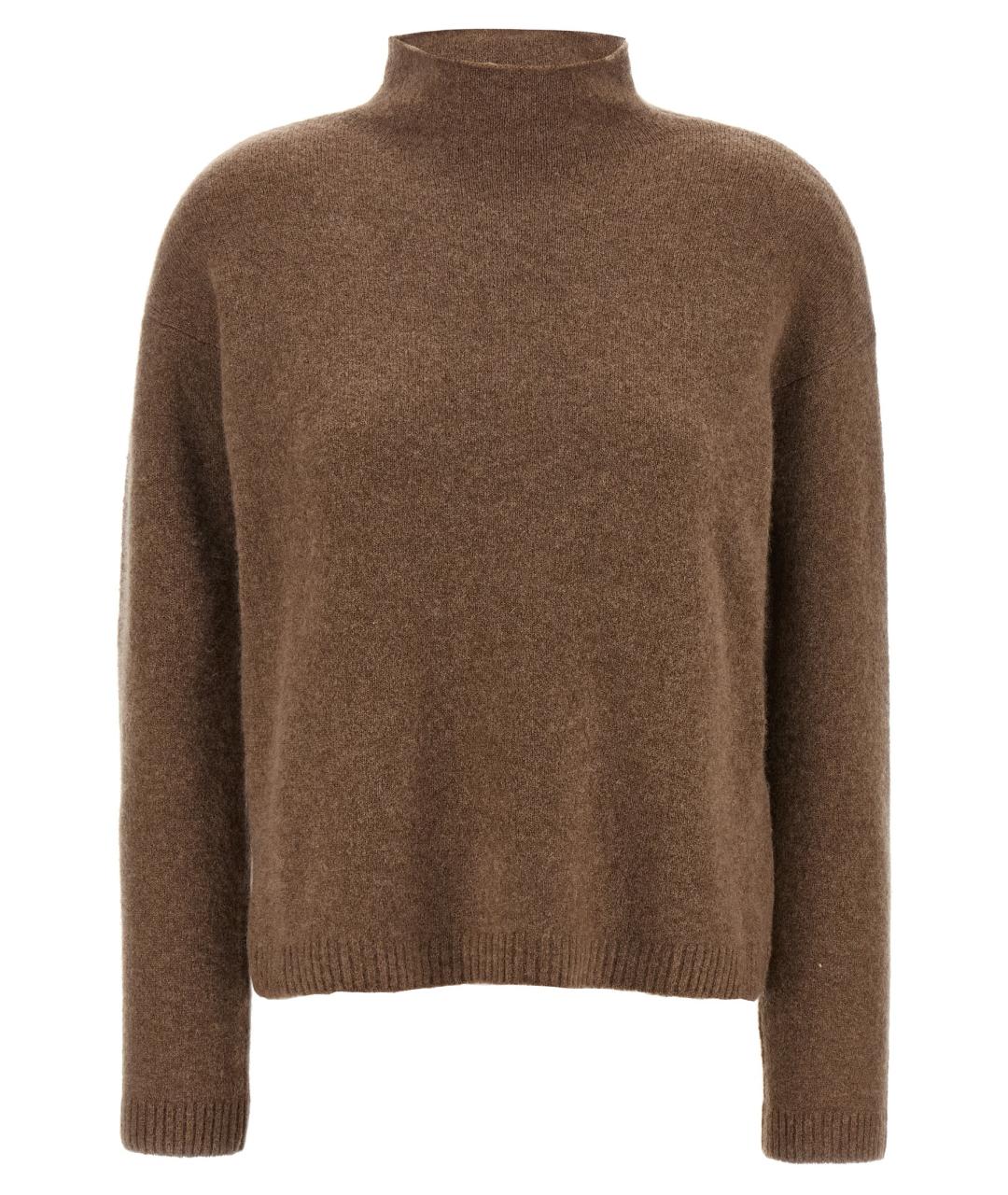 MAX MARA Коричневый кашемировый джемпер / свитер, фото 1