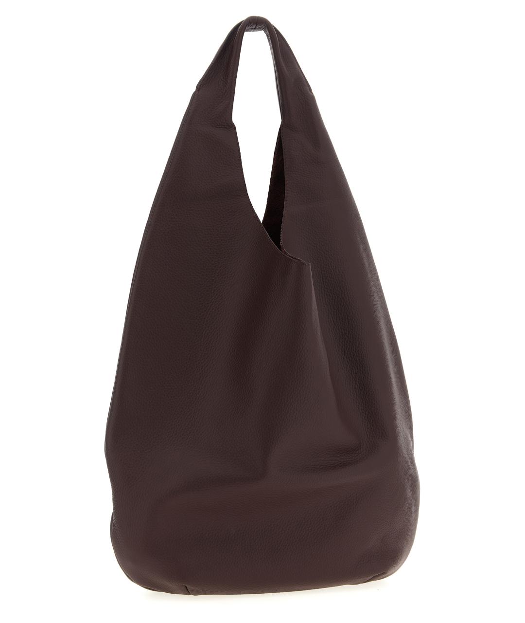 A.P.C. Бордовая кожаная сумка тоут, фото 2