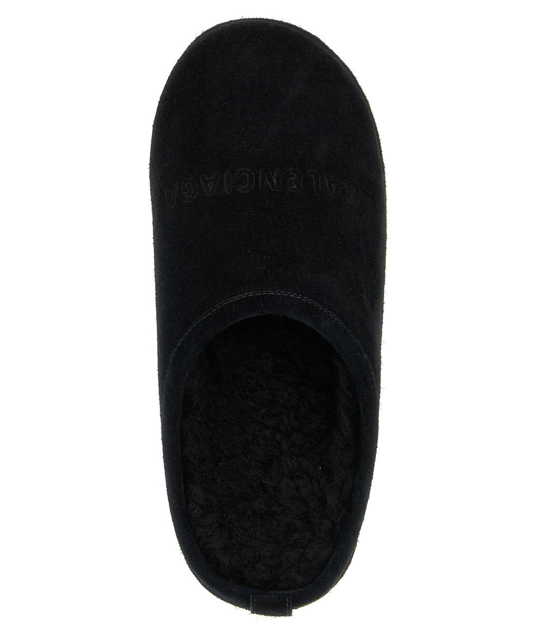 BALENCIAGA Черные кожаные сабо, фото 4