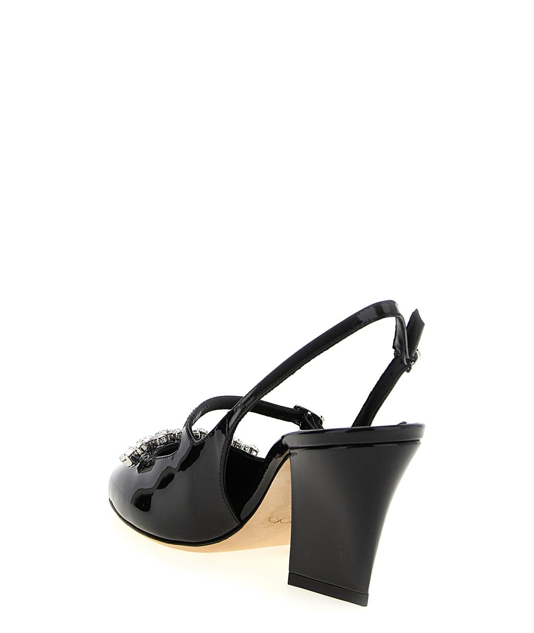 JIMMY CHOO Черные кожаные туфли, фото 3