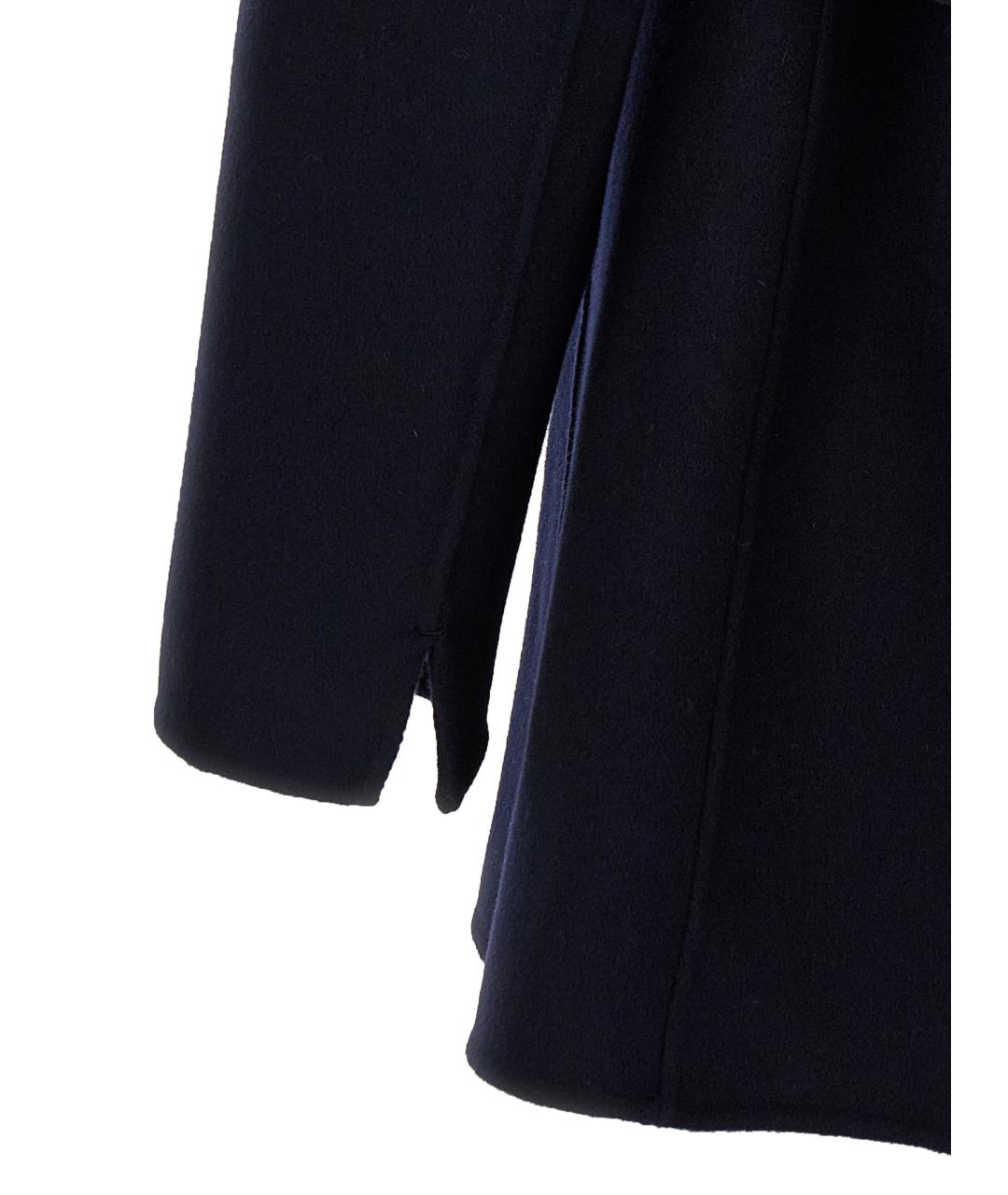 'S MAX MARA Темно-синее шерстяное пальто, фото 4