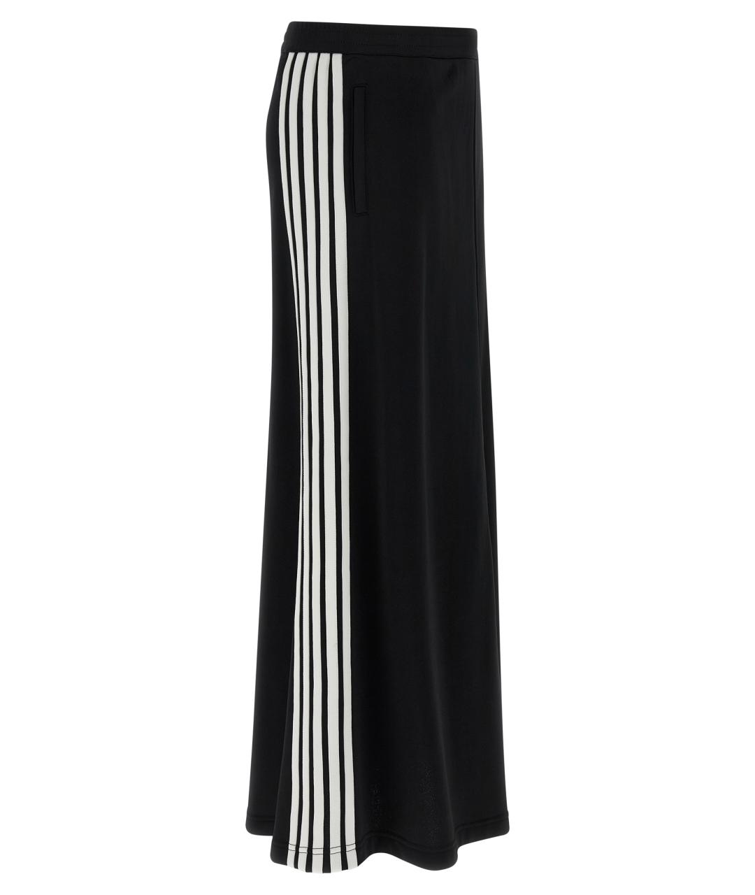 BALENCIAGA Черная полиамидовая юбка макси, фото 3
