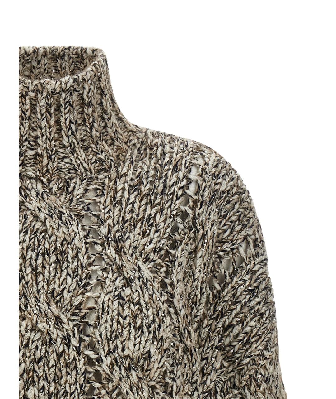 BRUNELLO CUCINELLI Мульти шерстяной джемпер / свитер, фото 3