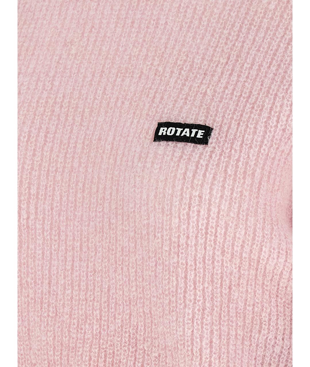 ROTATE Розовый шерстяной джемпер / свитер, фото 4