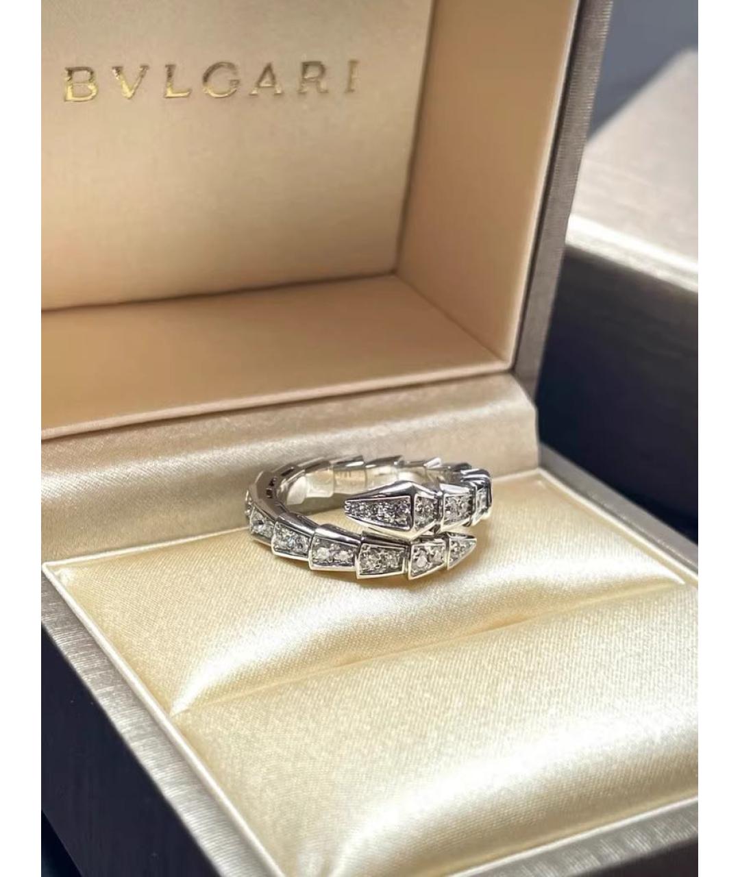 BVLGARI Кольцо из белого золота, фото 4