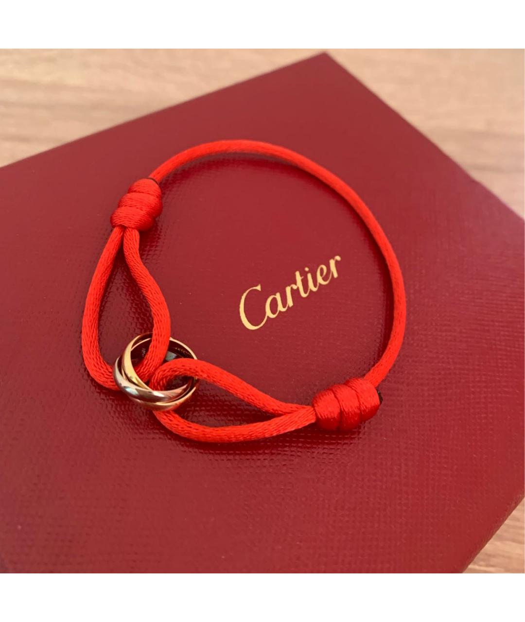 CARTIER Красный браслет из желтого золота, фото 3