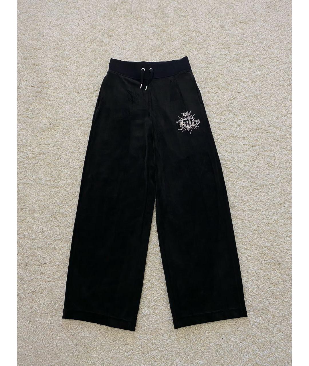 JUICY COUTURE Черные велюровые спортивные брюки и шорты, фото 6