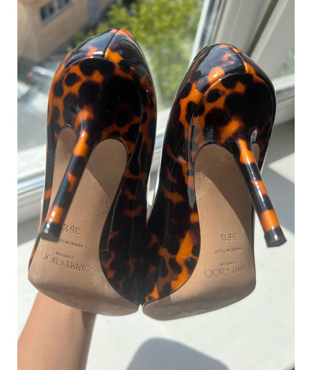 JIMMY CHOO Туфли из лакированной кожи, фото 5