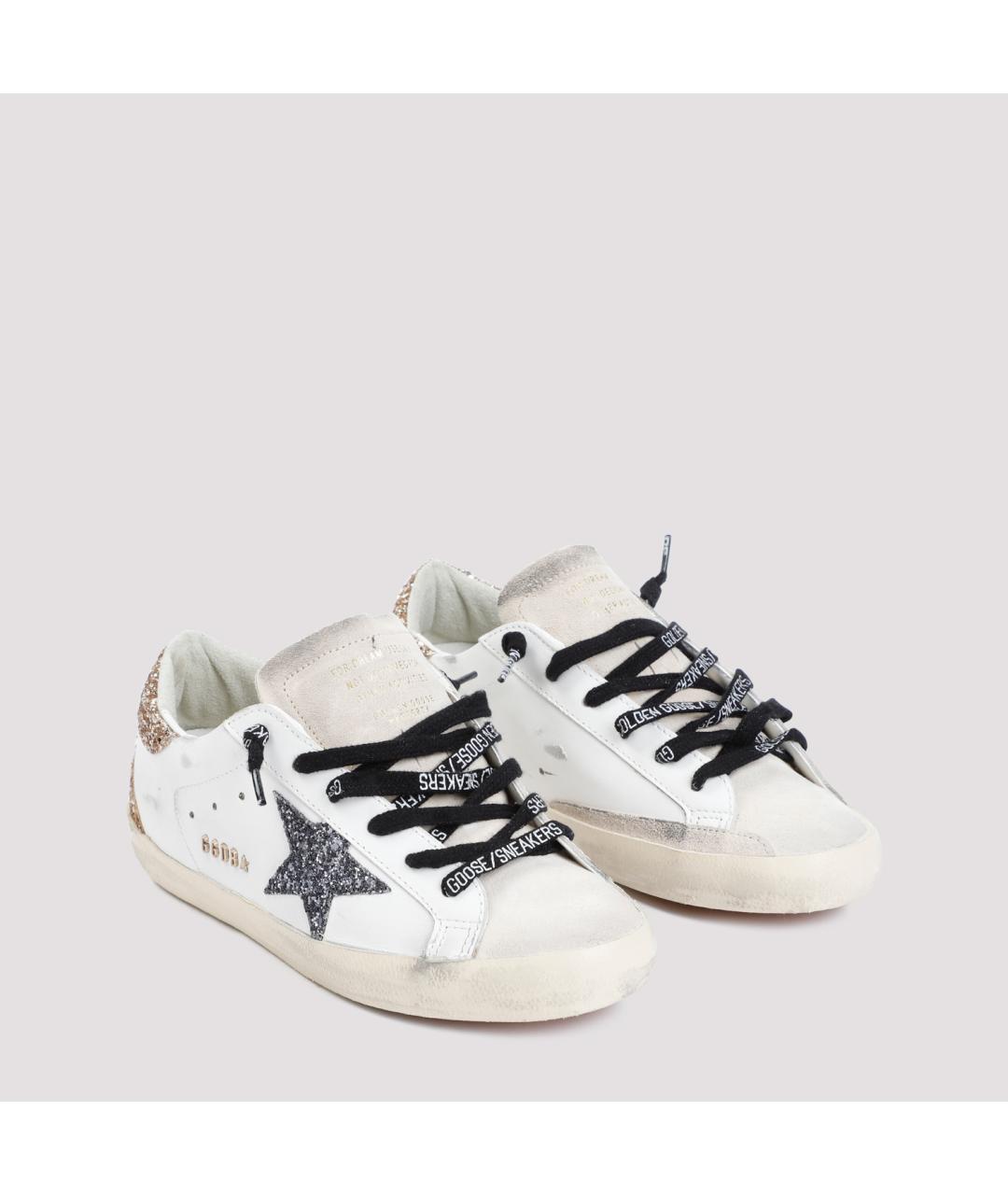 GOLDEN GOOSE DELUXE BRAND Мульти кожаные кеды, фото 5