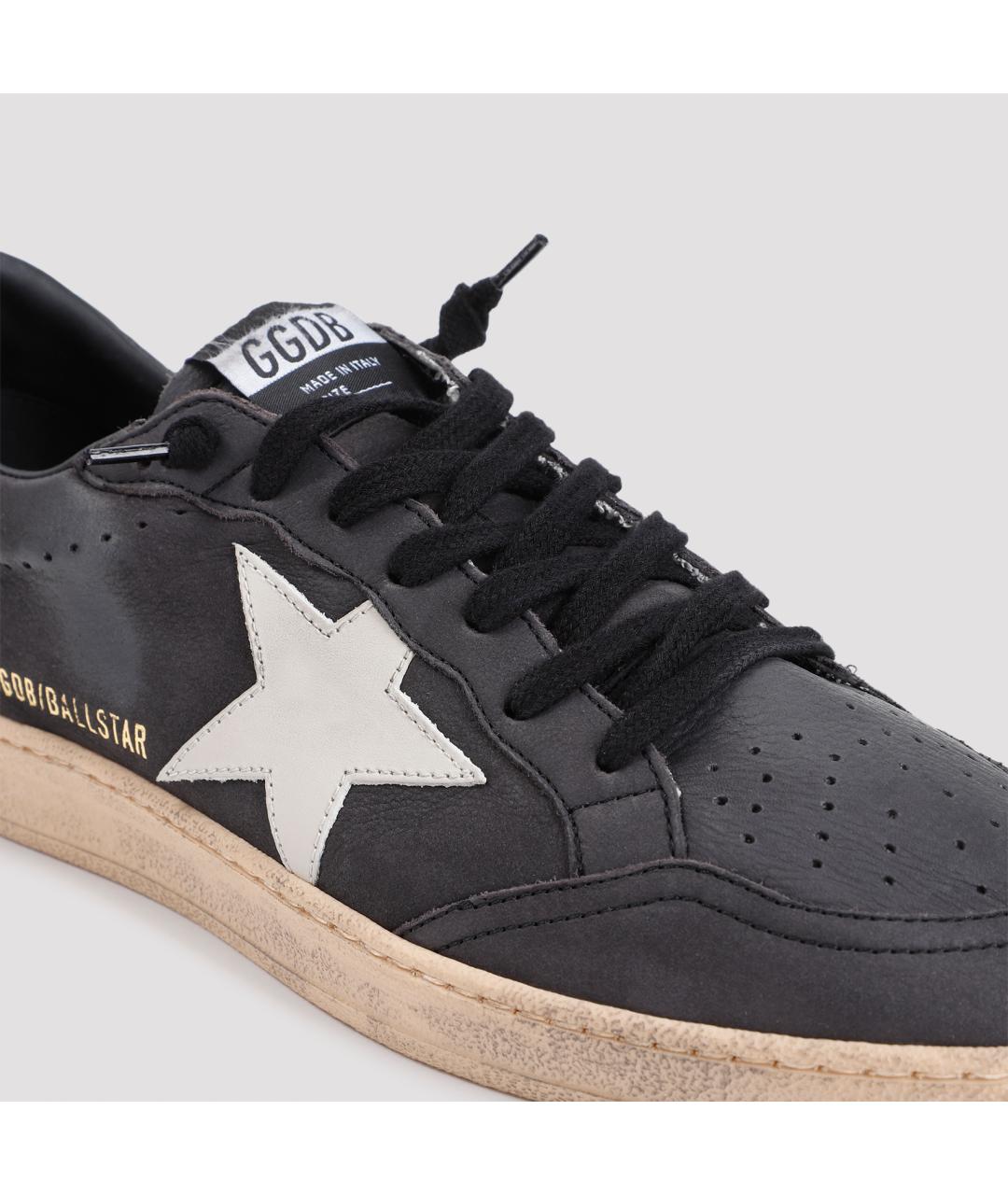 GOLDEN GOOSE DELUXE BRAND Серые кожаные низкие кроссовки / кеды, фото 6