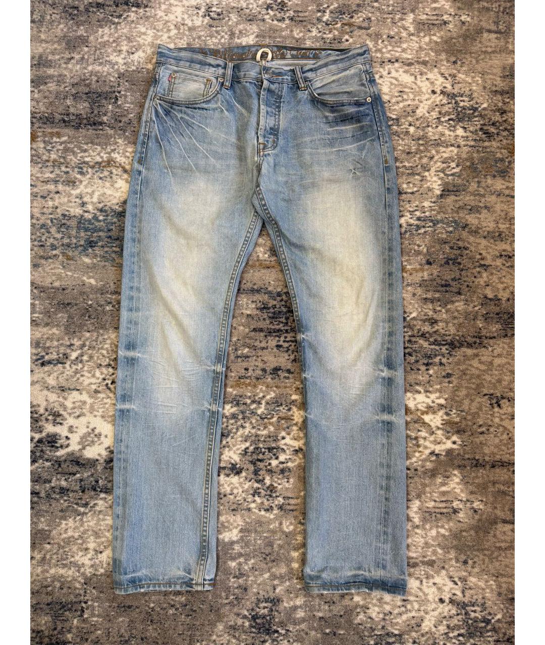 BILLIONAIRE BOYS CLUB Голубые хлопковые прямые джинсы, фото 2