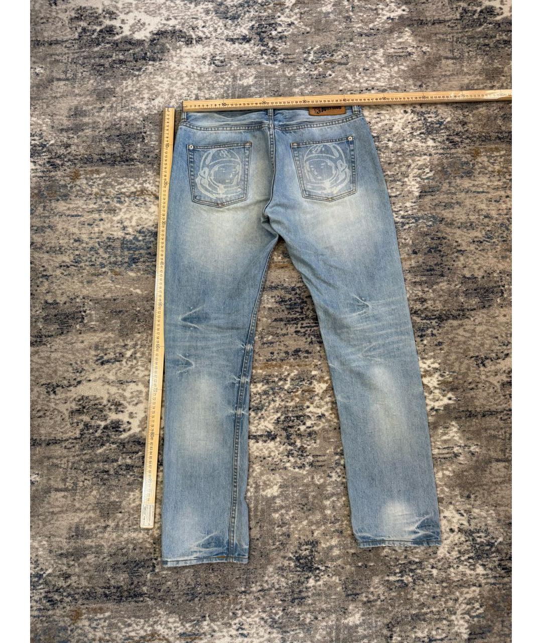 BILLIONAIRE BOYS CLUB Голубые хлопковые прямые джинсы, фото 8