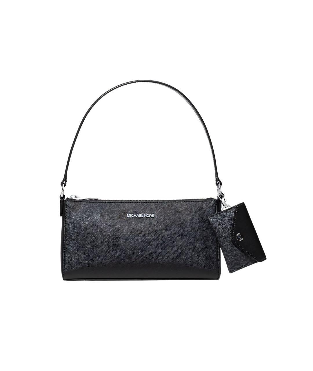 MICHAEL KORS Черная сумка тоут из искусственной кожи, фото 2