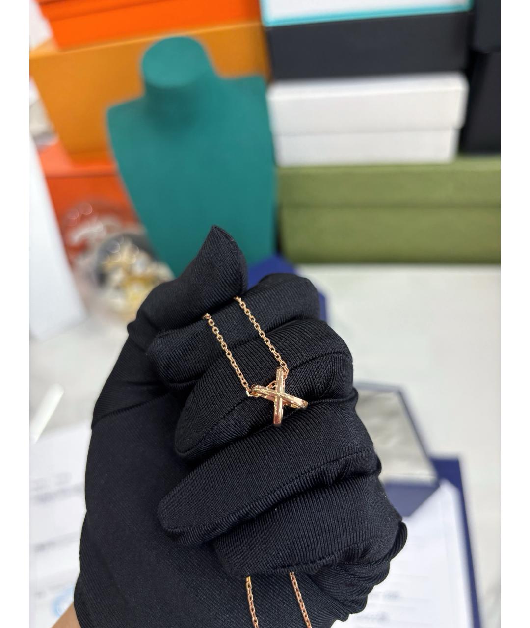CHAUMET Розовое колье из розового золота, фото 5