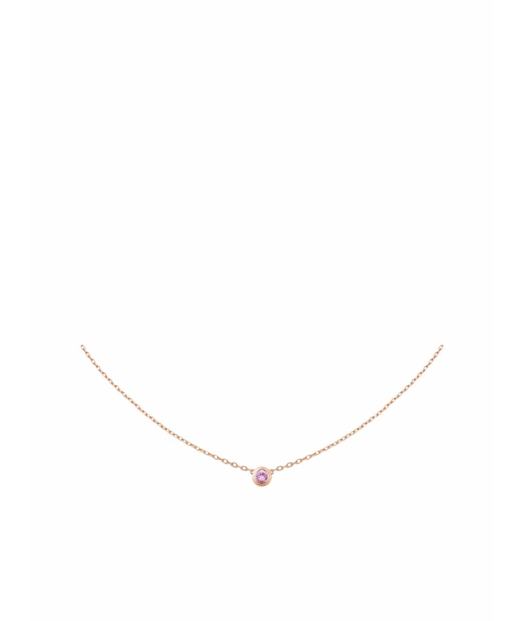 CARTIER Розовая подвеска из розового золота, фото 1
