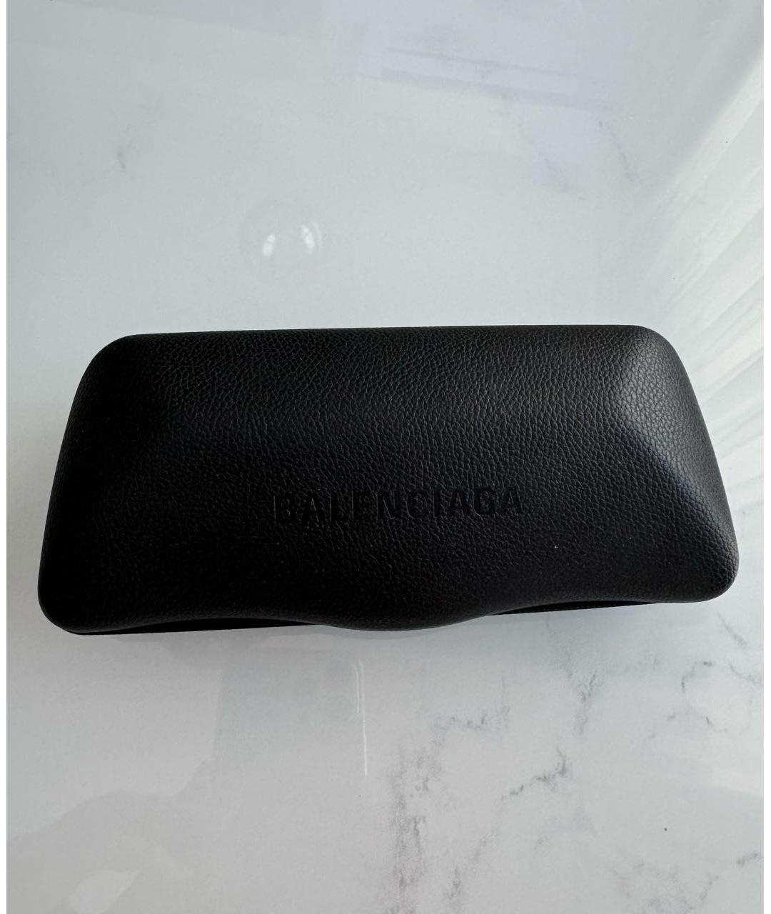 BALENCIAGA Серые металлические солнцезащитные очки, фото 4