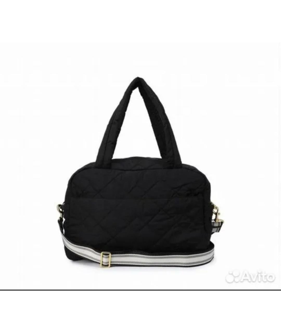 MARC JACOBS Черная синтетическая дорожная/спортивная сумка, фото 2