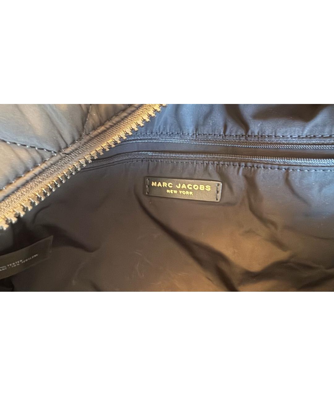 MARC JACOBS Черная синтетическая дорожная/спортивная сумка, фото 6