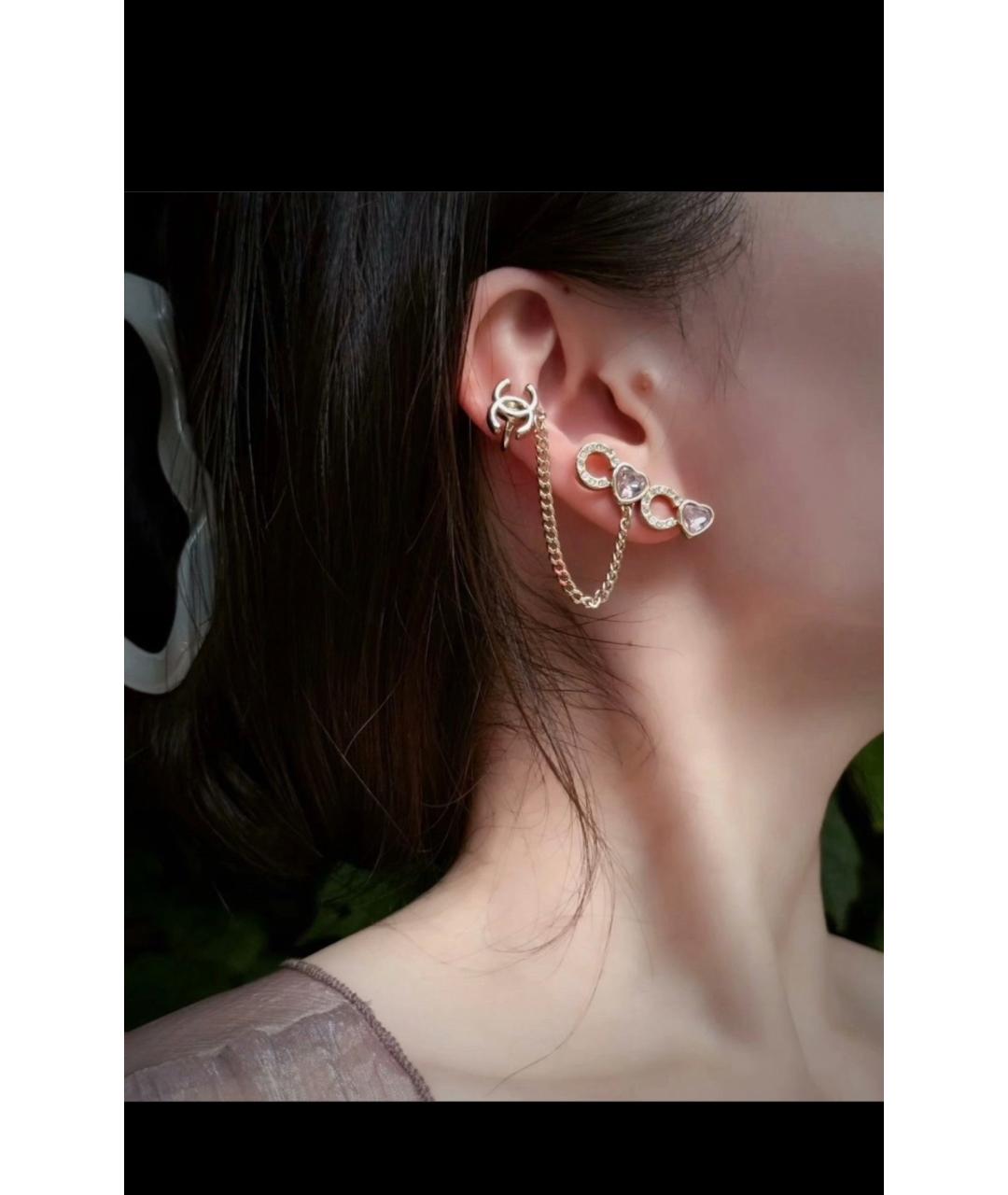 CHANEL Розовые серьги, фото 8