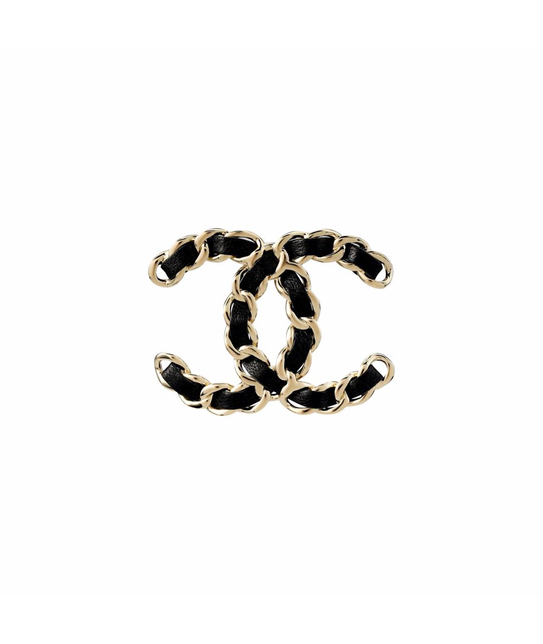 CHANEL Золотая металлическая булавка / брошь, фото 1
