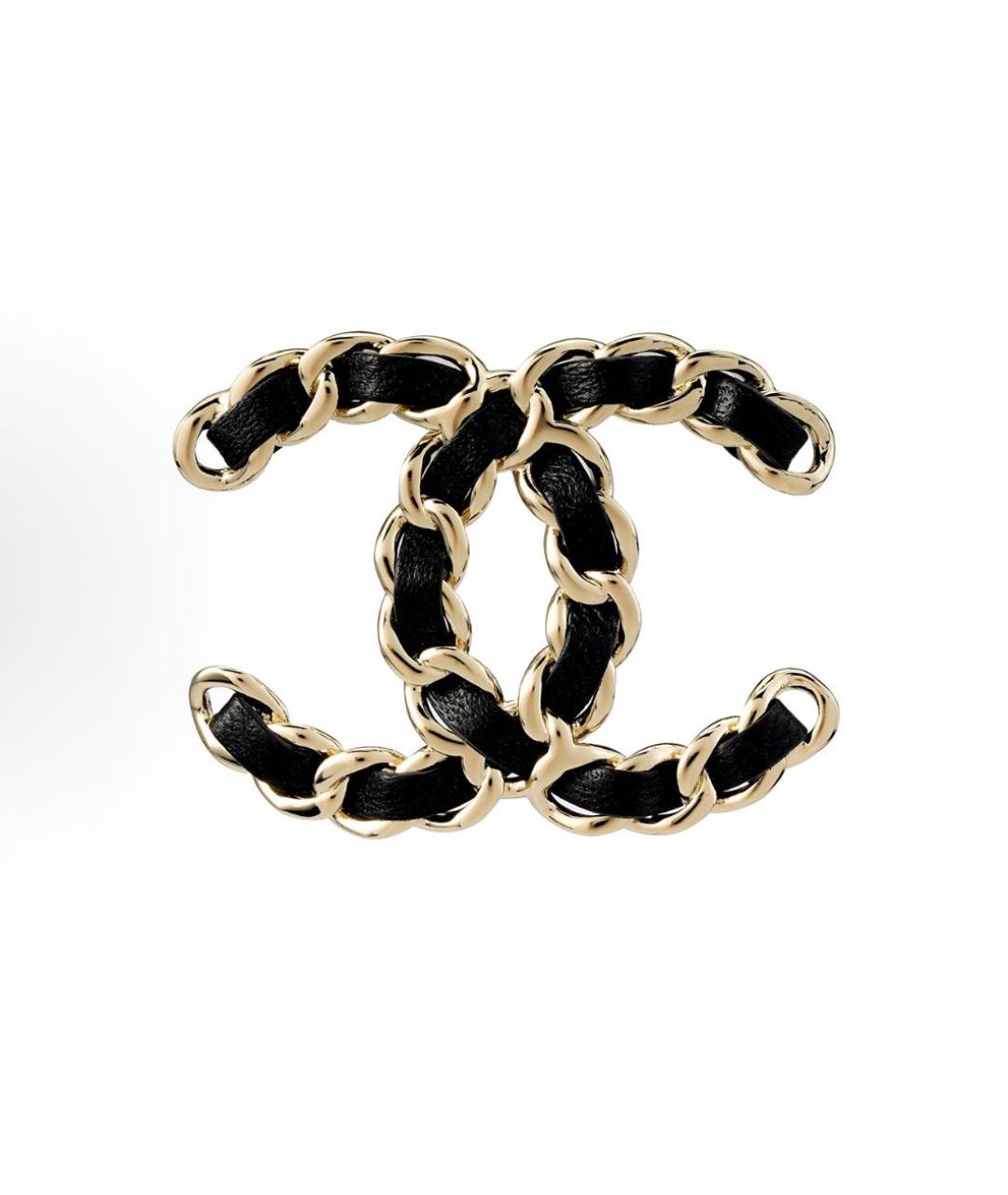 CHANEL Золотая металлическая булавка / брошь, фото 4