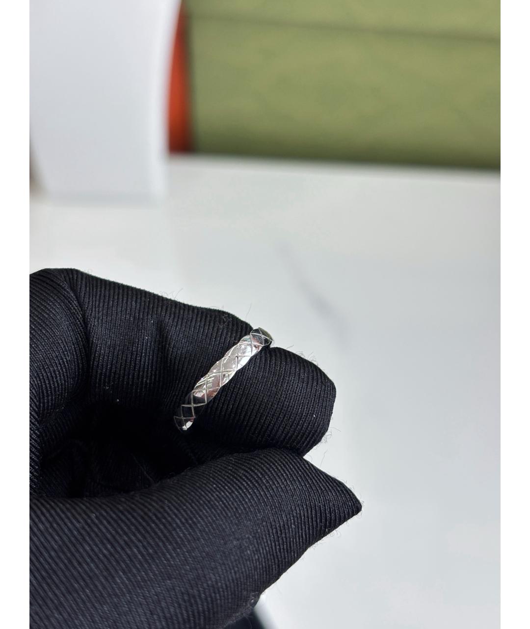 CHANEL Серебряное кольцо из белого золота, фото 5