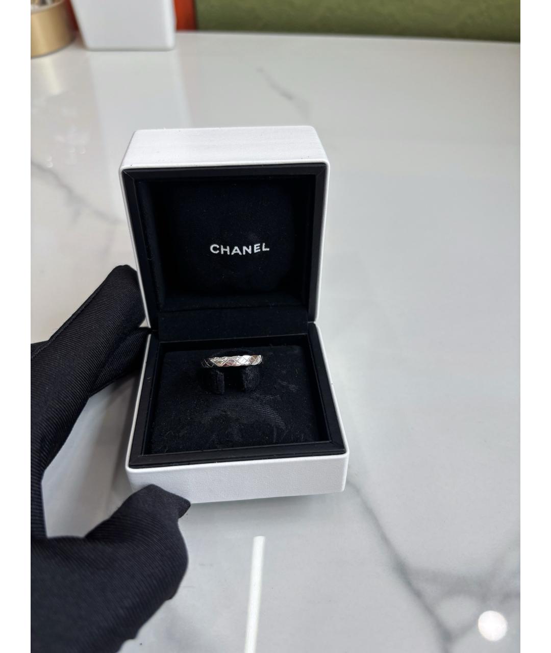 CHANEL Серебряное кольцо из белого золота, фото 2