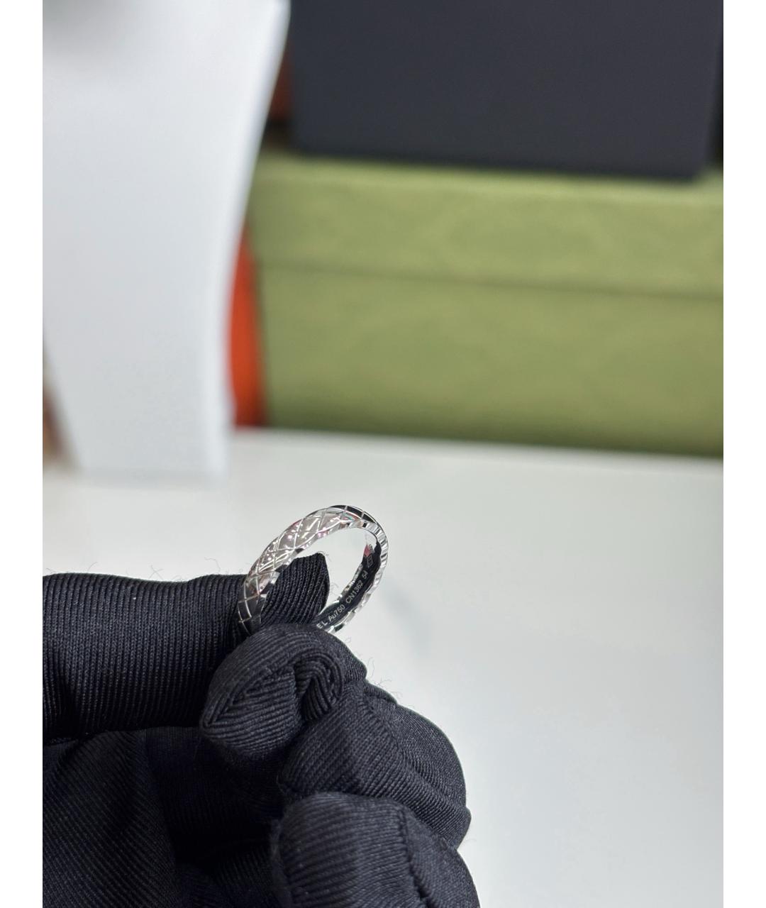 CHANEL Серебряное кольцо из белого золота, фото 4