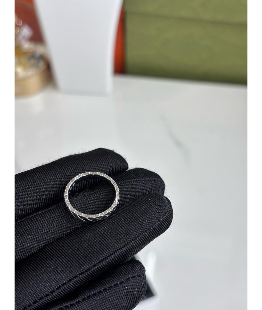 CHANEL Серебряное кольцо из белого золота, фото 6