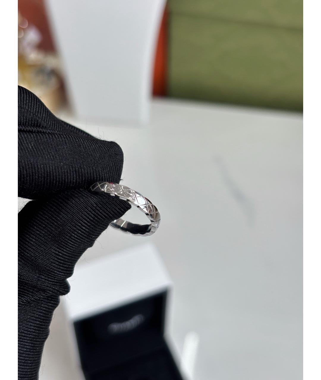 CHANEL Серебряное кольцо из белого золота, фото 3