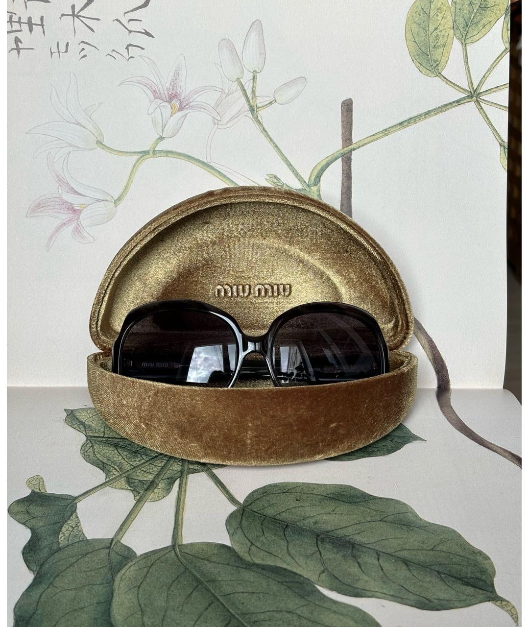 MIU MIU Пластиковые солнцезащитные очки, фото 5