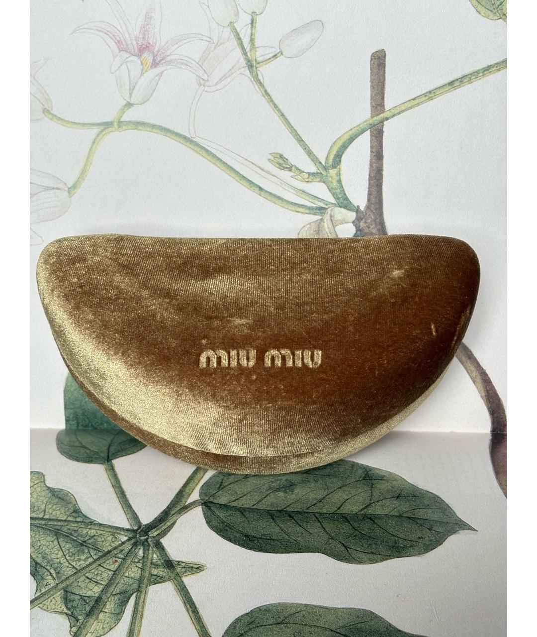 MIU MIU Пластиковые солнцезащитные очки, фото 4