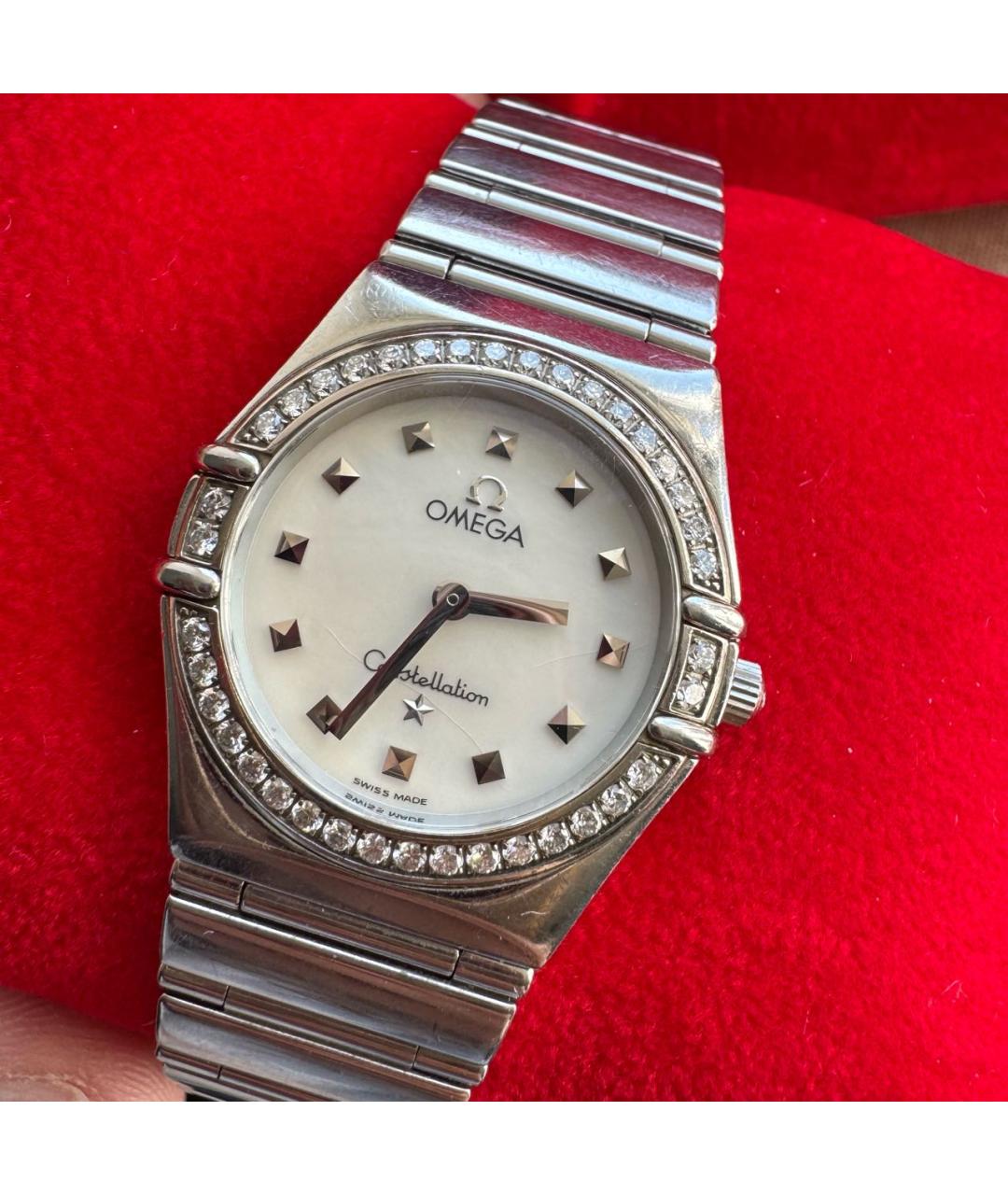 OMEGA Серебряные часы, фото 3