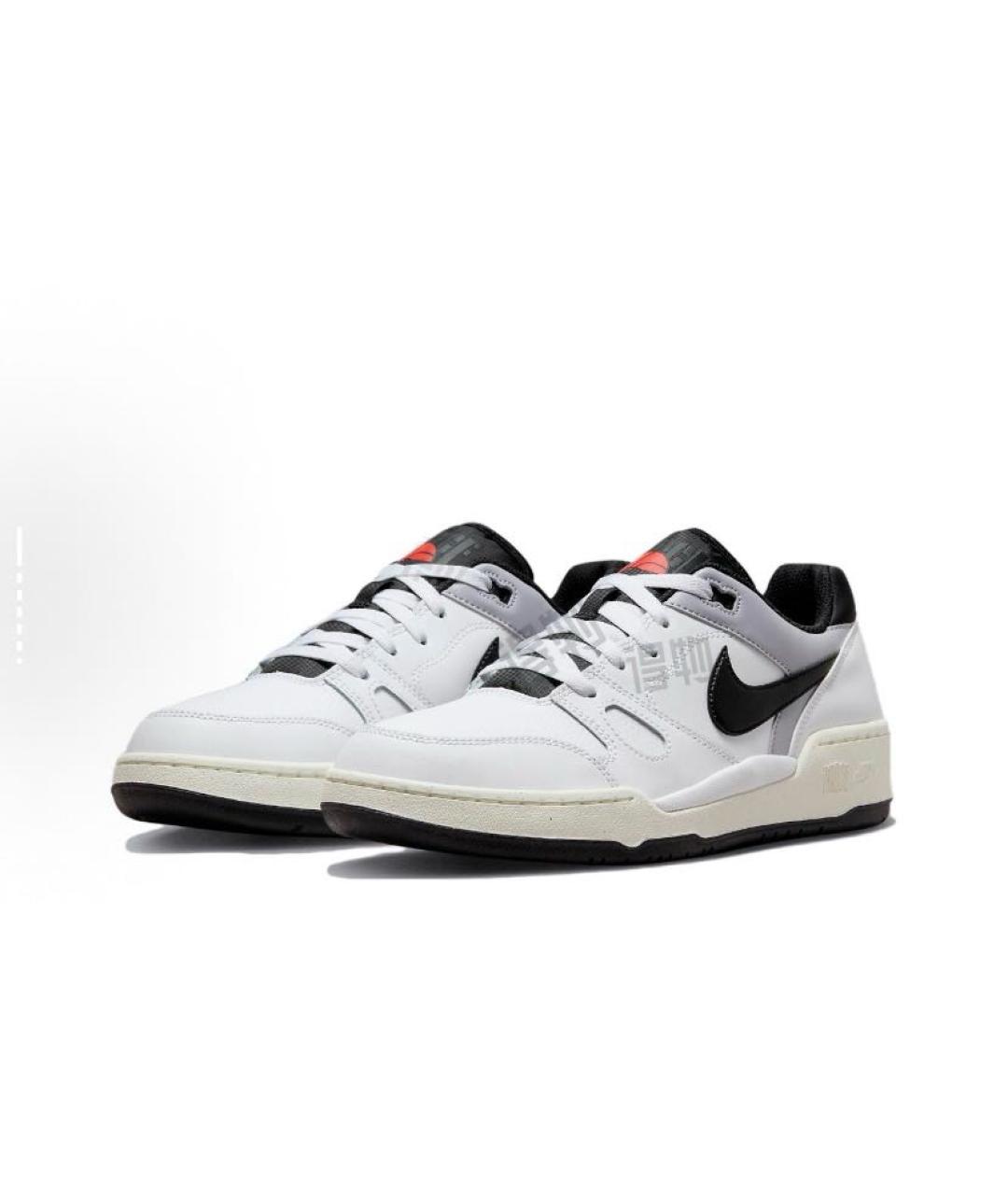 NIKE Белые кожаные кроссовки, фото 4