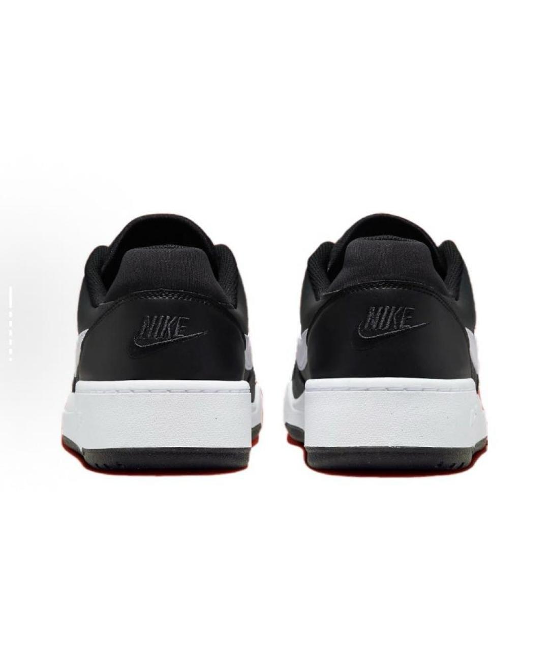 NIKE Черные кожаные кроссовки, фото 6
